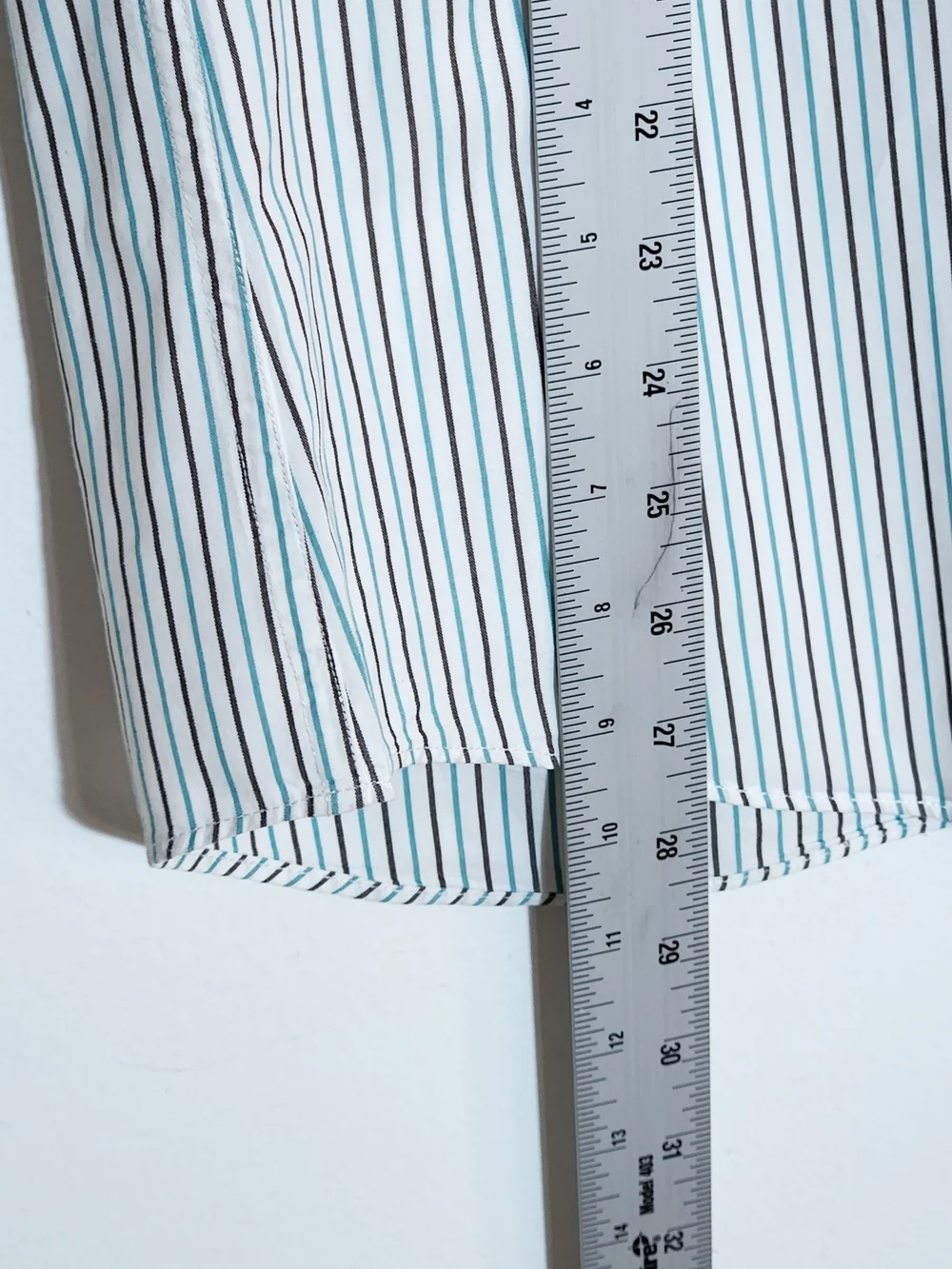 J. Crew Washed Casual Blue and Black Stripe Button Up Shirt Size Small